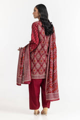 3 Piece Khaddar Printed Suit IUSTKSD-328