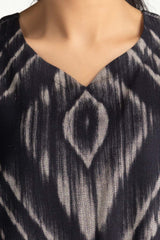 3 Piece Printed Dhanak Suit IUSTKSD-332