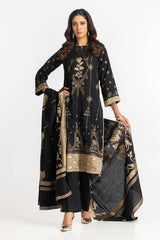 3 Piece Jacquard Suit IUSTKSD-346
