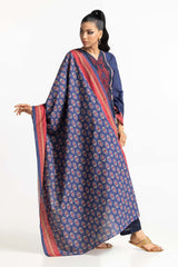 3 Piece Khaddar Printed With Embroidered Suit IUSTKSD-377