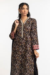 3 Piece Khaddar Printed With Embroidered Suit IUSTKSD-409