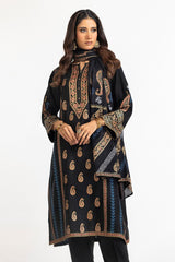 3 Piece Acrylic Lacquer Printed Suit IUSTKSD-428