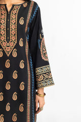 3 Piece Acrylic Lacquer Printed Suit IUSTKSD-428