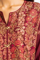 3 Piece Karandi Embroidered Suit IUSTKSD-433