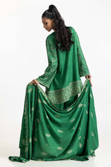 3 Piece Cotail Embroidered Suit IUSTKSD-449