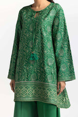 3 Piece Cotail Embroidered Suit IUSTKSD-449
