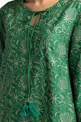 3 Piece Cotail Embroidered Suit IUSTKSD-449
