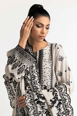 3 Piece Acrylic Embroidered Suit IUSTKSD-469