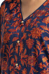 3 Piece Acrylic Embroidered Suit IUSTKSD-471
