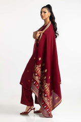 3 Piece Acrylic Embroidered Suit IUSTKSD-494