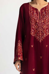 3 Piece Acrylic Embroidered Suit IUSTKSD-494