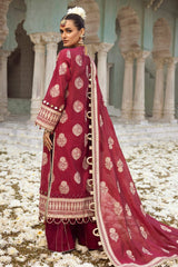 3 Piece Jacquard Unstitched Suit with Jacquard Dupatta JD-32026