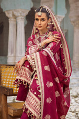 3 Piece Jacquard Unstitched Suit with Jacquard Dupatta JD-32026