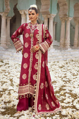 3 Piece Jacquard Unstitched Suit with Jacquard Dupatta JD-32026