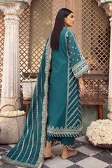 3 Piece Jacquard Unstitched Suit with Jacquard Dupatta JD-32027