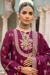 3 Piece Jacquard Unstitched Suit with Jacquard Dupatta JD-32028
