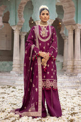 3 Piece Jacquard Unstitched Suit with Jacquard Dupatta JD-32028