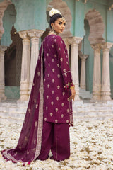 3 Piece Jacquard Unstitched Suit with Jacquard Dupatta JD-32028