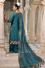 3 Piece Jacquard Unstitched Suit with Jacquard Dupatta JD-32032