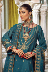 3 Piece Jacquard Unstitched Suit with Jacquard Dupatta JD-32032