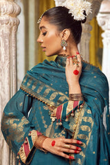 3 Piece Jacquard Unstitched Suit with Jacquard Dupatta JD-32032