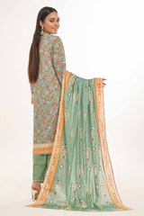 3 Piece Unstitched Printed Lawn Suit CLP-42068