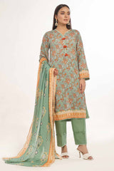 3 Piece Unstitched Printed Lawn Suit CLP-42068
