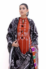 3 Piece Unstitched Printed Light Khaddar Suit K-42008 L