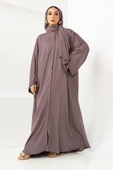 Georgette Embellished Abaya With Dyed Embellished Scarf KAB-22126