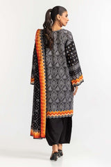 Printed Lawn Shirt Dupatta Dyed Trouser  KJP-43162