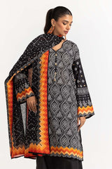 Printed Lawn Shirt Dupatta Dyed Trouser  KJP-43162