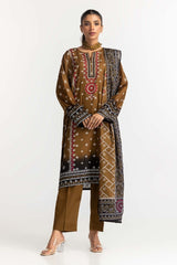 Printed Lawn Shirt Dupatta Dyed Trouser  KJP-43164