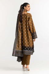 Printed Lawn Shirt Dupatta Dyed Trouser  KJP-43164