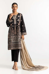 Embroidered Lawn Shirt Printed Lawn Dupatta Dyed Trouser KJP-43168