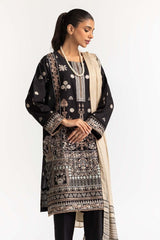Embroidered Lawn Shirt Printed Lawn Dupatta Dyed Trouser KJP-43168
