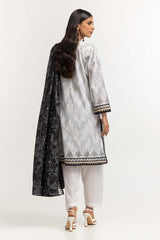 Printed Lawn Shirt Dupatta Dyed Trouser KJP-43174