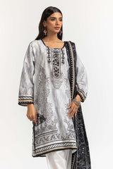 Printed Lawn Shirt Dupatta Dyed Trouser KJP-43174