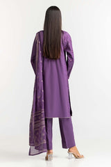 Embroidered Lawn Shirt Printed Chiffon Dupatta Dyed Trouser KJP-43184
