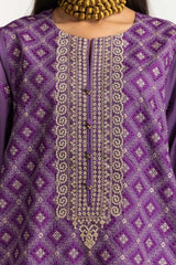 Embroidered Lawn Shirt Printed Chiffon Dupatta Dyed Trouser KJP-43184