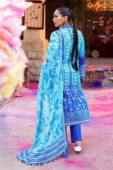 3 Piece Unstitched Lacquer Printed Lawn Suit CL-42328 B