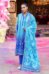 3 Piece Unstitched Lacquer Printed Lawn Suit CL-42328 B