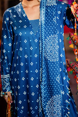 3 Piece Unstitched Lacquer Printed Lawn Suit CL-52171 B