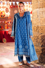 3 Piece Unstitched Lacquer Printed Lawn Suit CL-52171 B