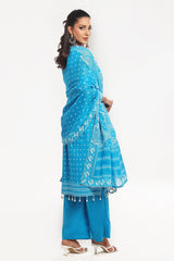 3 Piece Unstitched Lacquer Printed Lawn Suit CL-52176 B