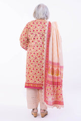 3 Piece Unstitched Printed Lawn Suit with Lacquer Printed Lawn Dupatta CL-42243 A