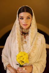3 Piece Embroidered Chiffon Unstitched Suit with Embroidered Chiffon Dupatta and Inner LE-42017