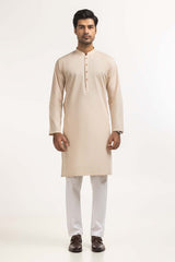 Light Brown Basic Kurta KR-PLN24-021