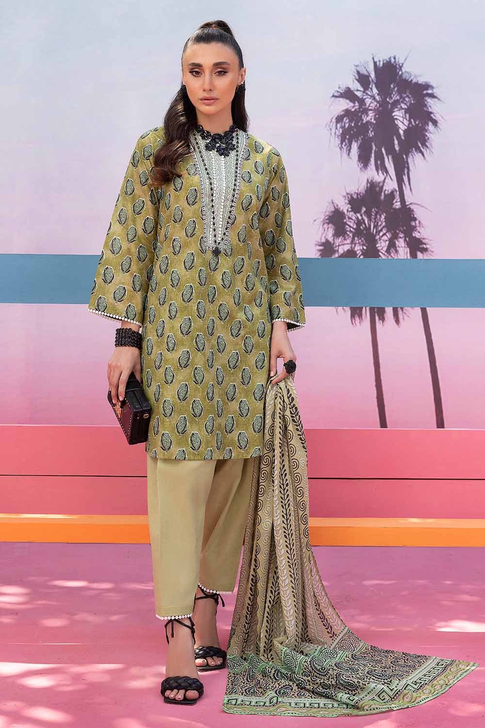 2 Piece Lawn Printed Unstitched Suit TL-32080 A