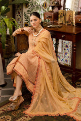 3 Piece Embroidered Swiss Voile Unstitched Suit with Embroidered Chiffon Dupatta and Inner LSV-42008