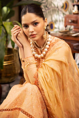 3 Piece Embroidered Swiss Voile Unstitched Suit with Embroidered Chiffon Dupatta and Inner LSV-42008